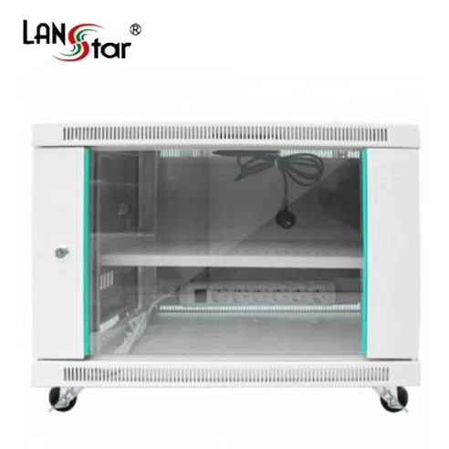 랜스타 LS-500H 허브랙 아이보리 9U 500x500x600 통신랙 국제규격