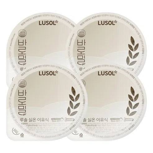 루솔 실온 이유식 바로밀 2단계 야채세트
