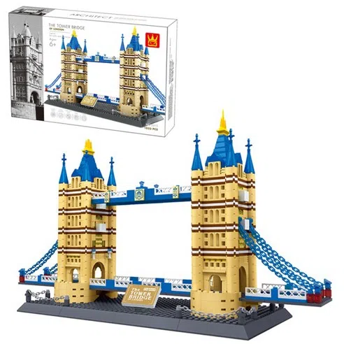 아키텍처 영국 런던 타워 브릿지(1033pcs) 레고호환 WANGE블럭