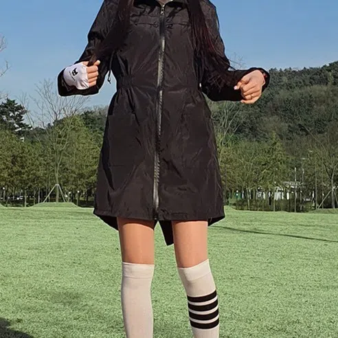 골프우의 여성골프웨어 우비 비옷 기능성 레인코트 바람막이 방수 자켓