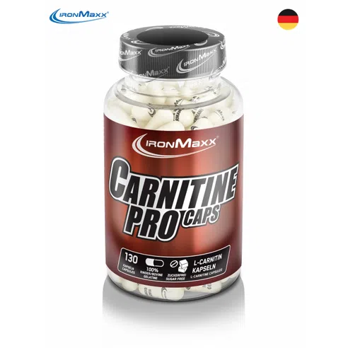 독일 아이언맥스 카르니틴 프로 130캡슐 지방연소보조제 Ironmaxx Carnitine Pro 130 Caps (65일분) 독일직배송
