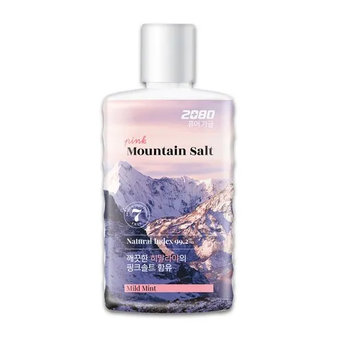2080 퓨어 핑크솔트 가글  750ml, 1개