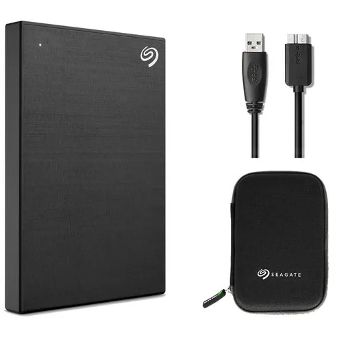 씨게이트 One Touch HDD 외장하드STHN2000400 데이터복구+암호화 기능+파우치+USB케이블