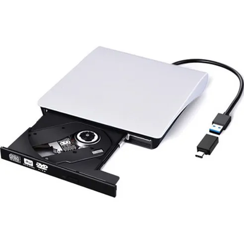 림스테일 USB 3.0 CD / DVD RW 멀티 외장형 ODD + C타입 젠더 세트