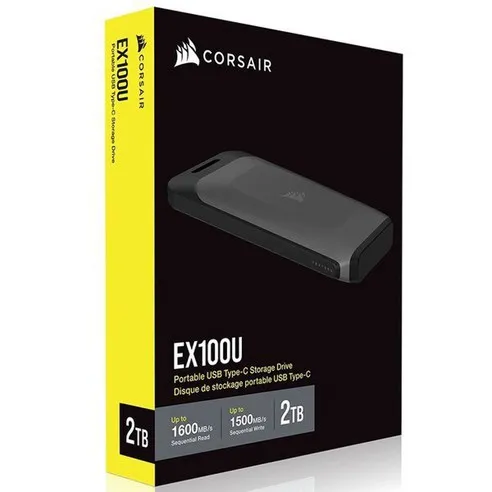 커세어 정품 EX100U (2TB) Portable 휴대용 외장하드 SSD