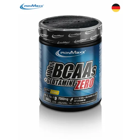 독일 아이언맥스 BCAAs+글루타민 Zero Powder 500g 아미노산 6종 무설탕 근육회복 독일직배송
