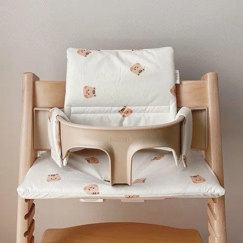 돗투돗 방수 쿠션 세트 이유식 아기 식탁 의자 커버 스토케 트립트랩