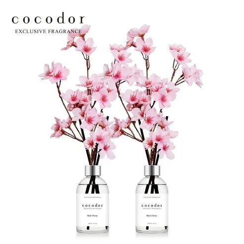 코코도르 화이트라벨 디퓨저 200ml X 2개 + 벚꽃 대 X 2P