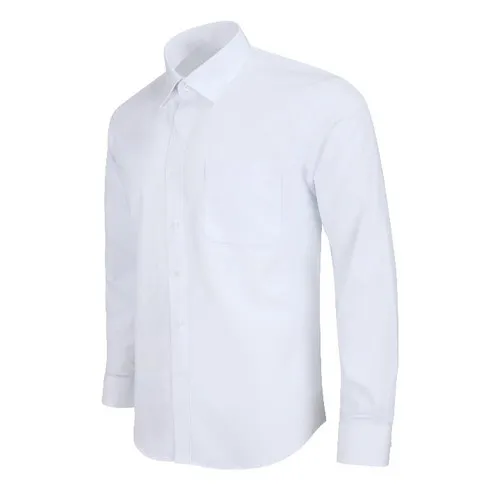 레디핏 남자 일반 베이직 무지 정장 교복 단체 하얀색 긴팔 와이셔츠