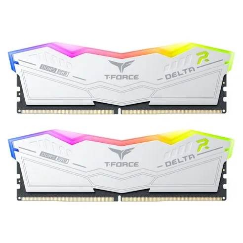 TeamGroup T-Force DDR5-5600 CL36 DELTA RGB 화이트 32GB (16Gx2)