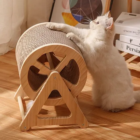 캣휠 고양이 스크래쳐 고양이 운동훈련 고양이장난감