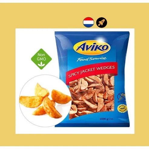 아비코 스파이시재킷웻지 NON-GMO 냉동감자튀김 2.5kg, 2.5kg, 1개