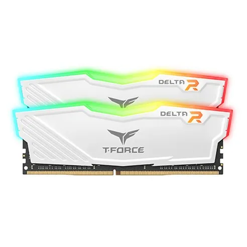 TeamGroup TForce DDR4-3600 CL18 Delta RGB 화이트 패키지 가넷 램 32GB 데스크탑용