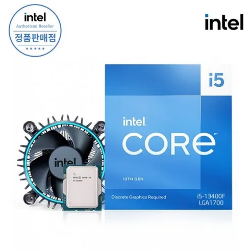 인텔 CPU i5-13400F 랩터레이크 박스(쿨러포함)