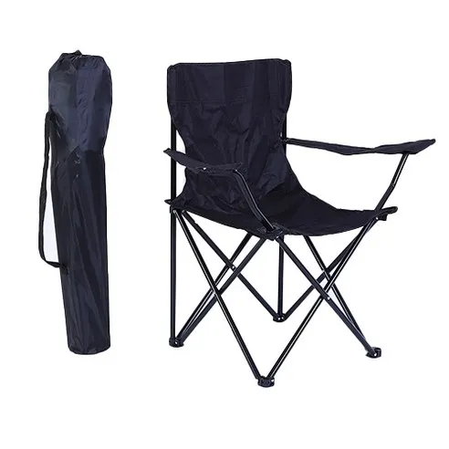 낚시 캠핑 접이식 의자, 블랙, 1개