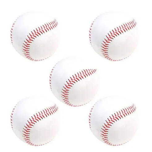 monteor 소프트 하드 야구공 연습볼 5개세트, 캐치하드볼, 5개